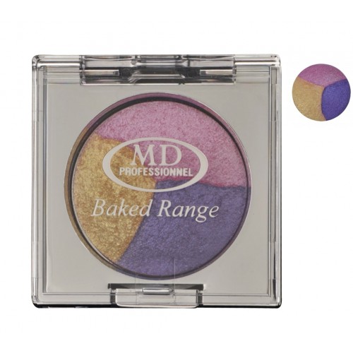 MD Professionnel Baked Triple Eye Shadow - 450
